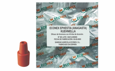 Difusor de feromonas ECONEX EPHESTIA (ANAGASTA) KUEHNIELLA (40 días)