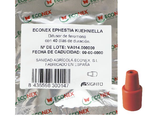 Difusor de feromonas ECONEX EPHESTIA (ANAGASTA) KUEHNIELLA (40 días)