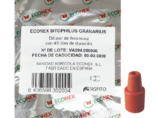 Difusor de feromonas ECONEX SITOPHILUS GRANARIUS (40 días)