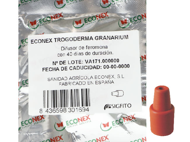 Difusor de feromonas ECONEX TROGODERMA GRANARIUM (40 días)